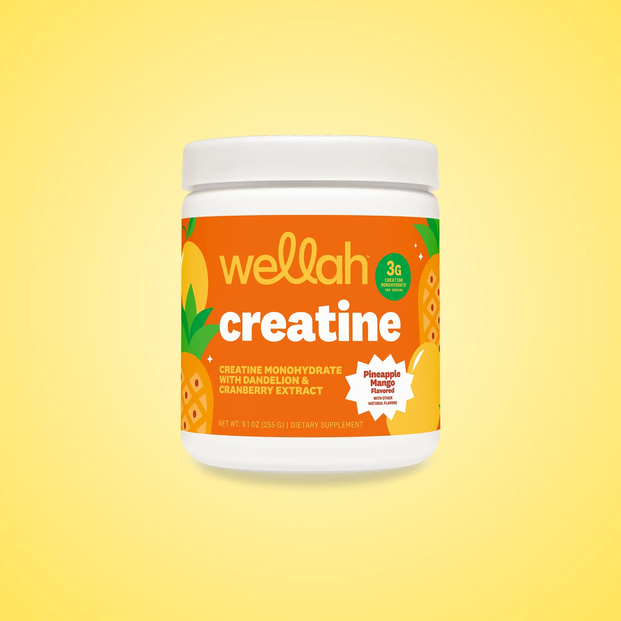 Wellah Creatine - 50 Servings, Unflavored & Strawberry Lemonade Flavor, 3G Creatine, Joint Health Supplement for Fitness & Healthcare