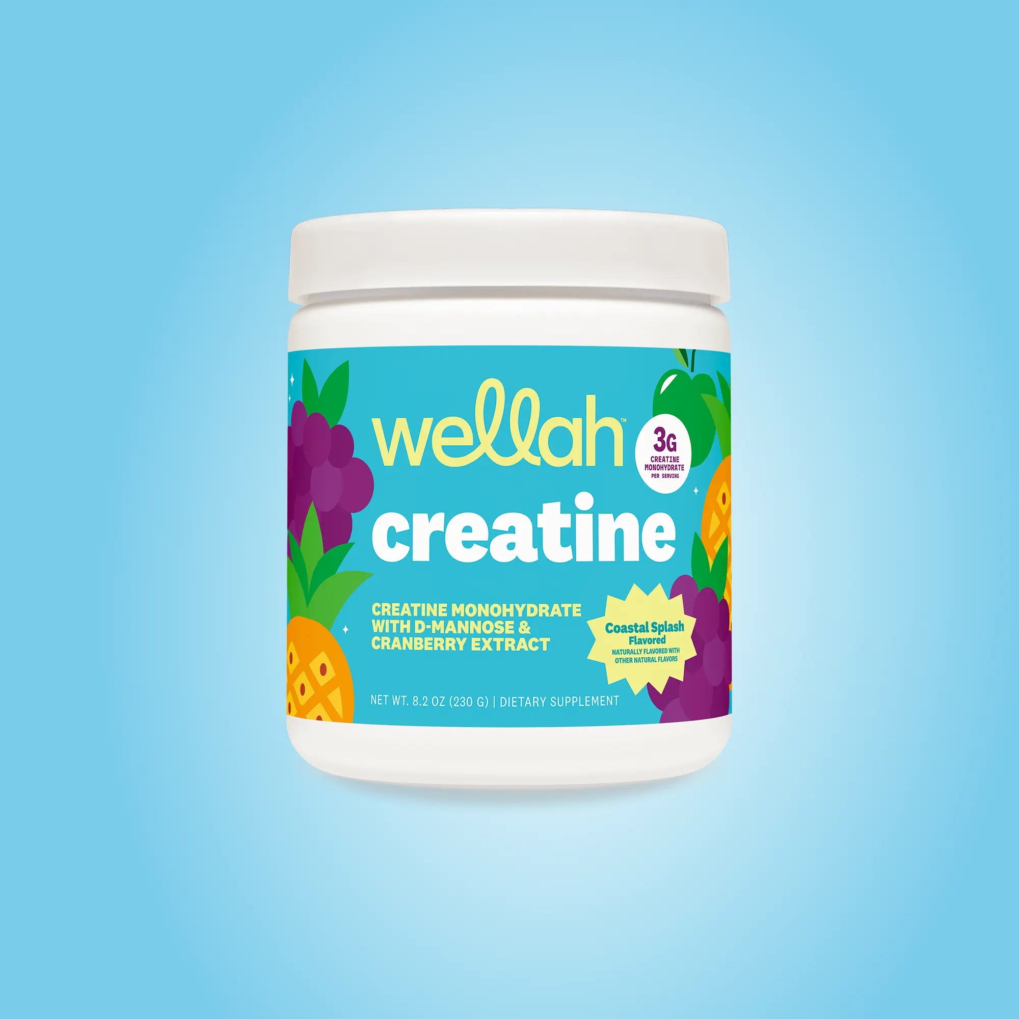 Wellah Creatine - 50 Servings, Unflavored & Strawberry Lemonade Flavor, 3G Creatine, Joint Health Supplement for Fitness & Healthcare