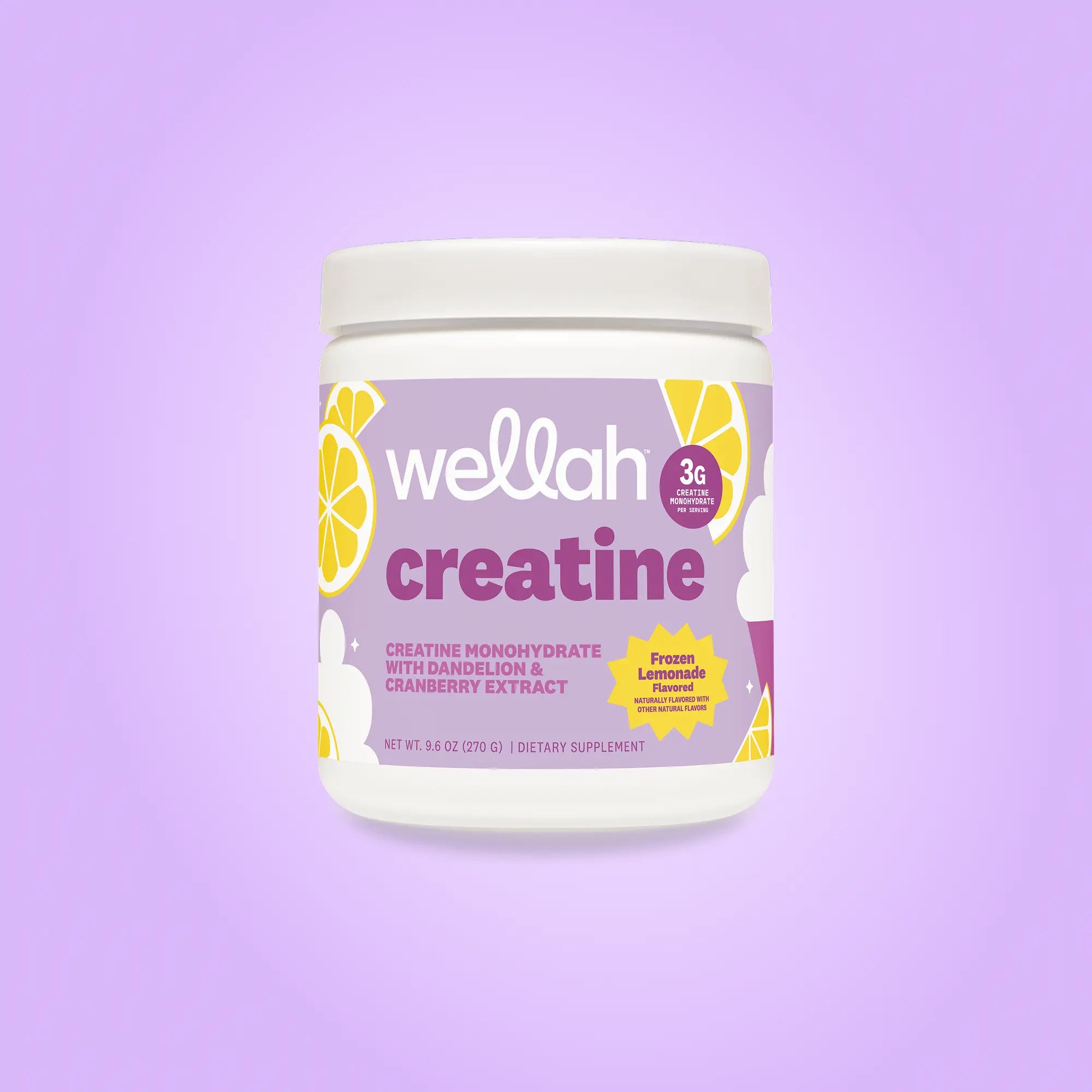 Wellah Creatine - 50 Servings, Unflavored & Strawberry Lemonade Flavor, 3G Creatine, Joint Health Supplement for Fitness & Healthcare
