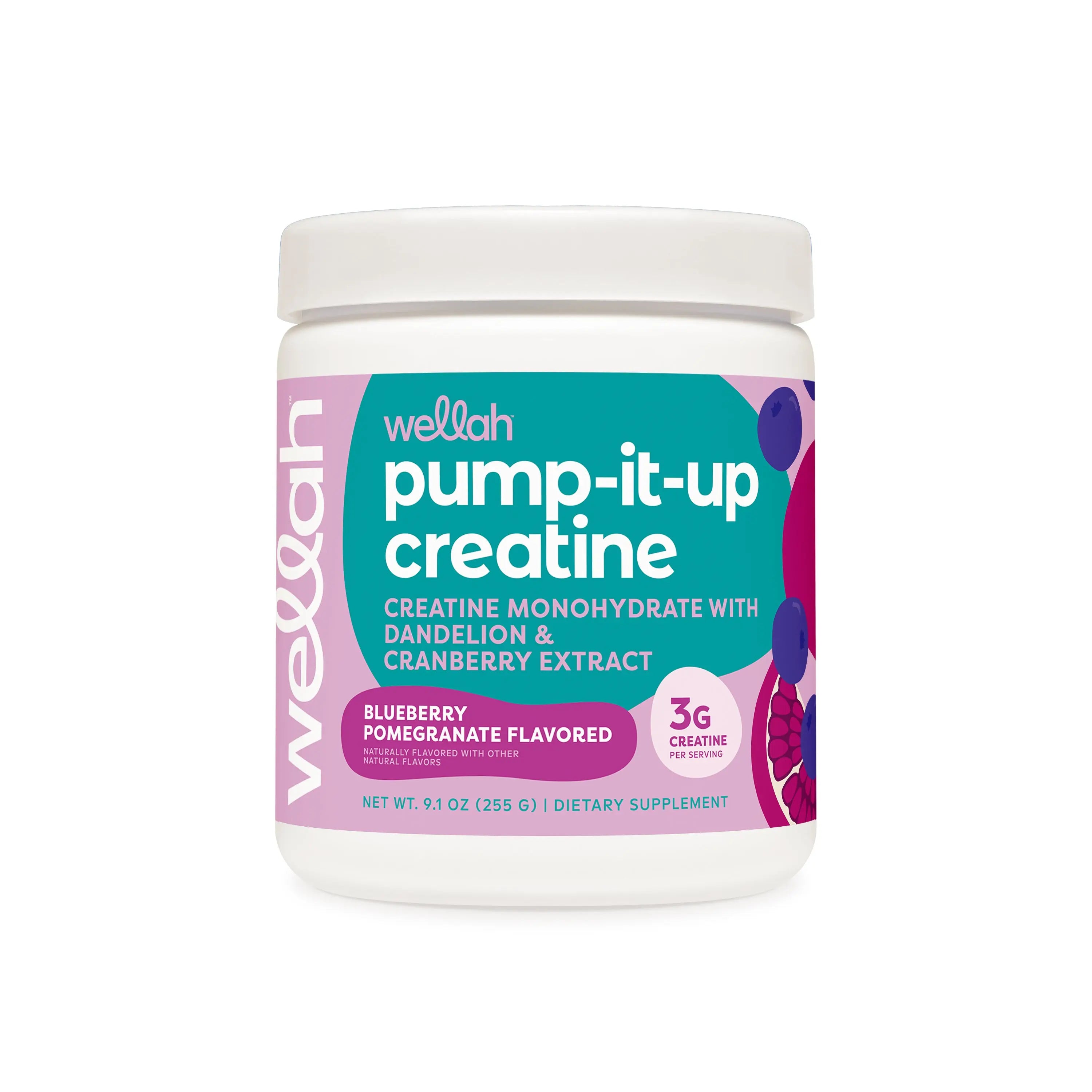 Wellah Creatine - 50 Servings, Unflavored & Strawberry Lemonade Flavor, 3G Creatine, Joint Health Supplement for Fitness & Healthcare
