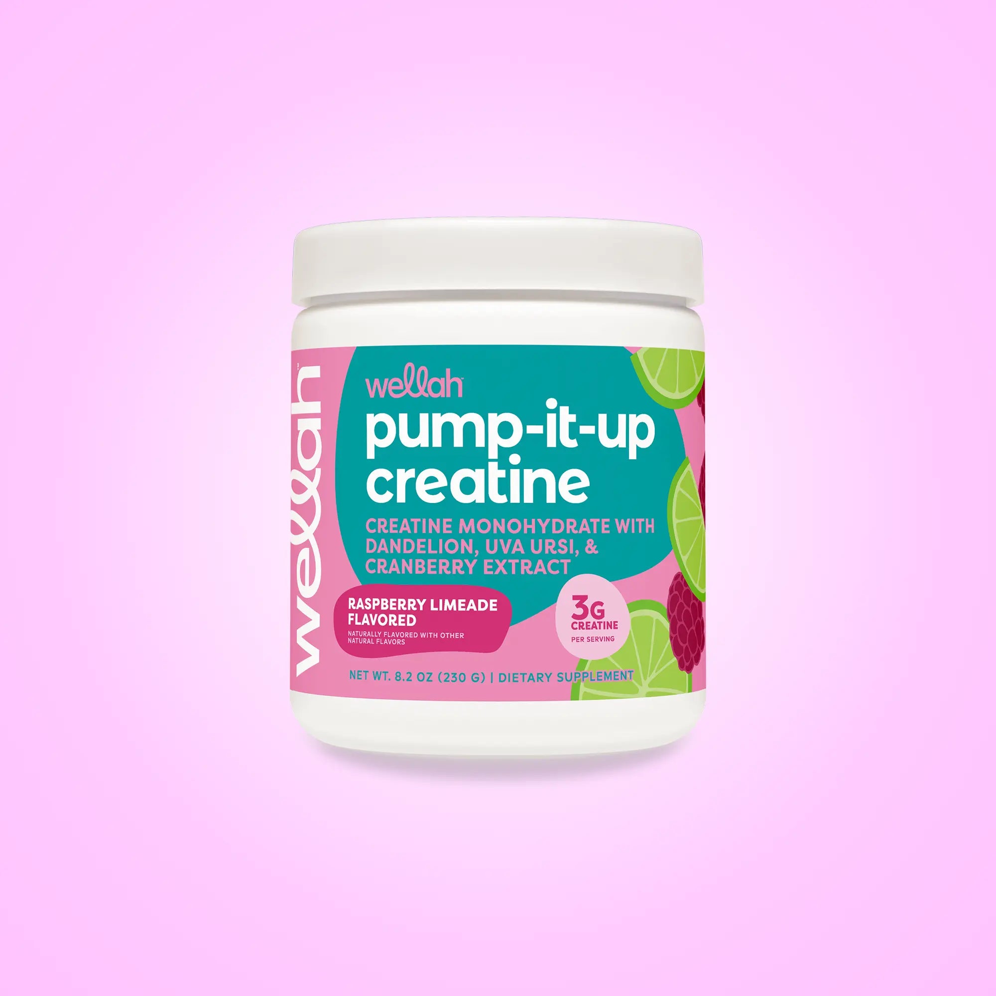 Wellah Creatine - 50 Servings, Unflavored & Strawberry Lemonade Flavor, 3G Creatine, Joint Health Supplement for Fitness & Healthcare